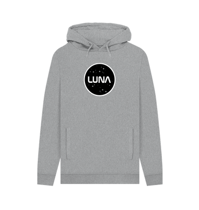 Light Heather Mens Luna Constellation Hoodie
