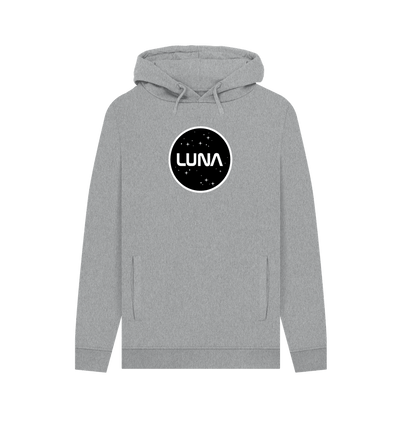 Light Heather Mens Luna Constellation Hoodie