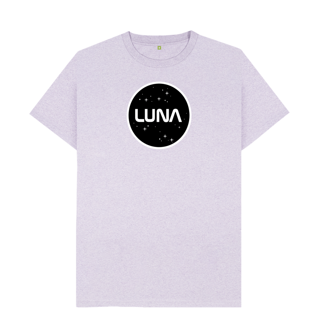 Light Purple Mens 'LUNA CONSTELLATION' REMILL Recycled Tee