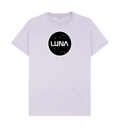 Light Purple Mens 'LUNA CONSTELLATION' REMILL Recycled Tee