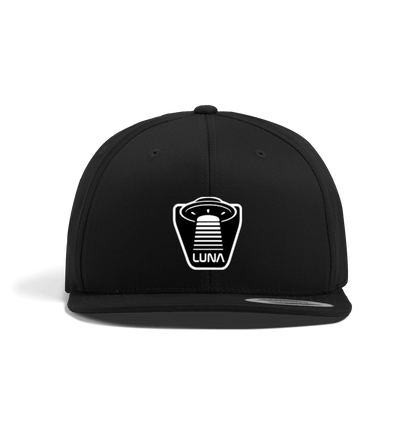 Black Luna BEAMED Snapback Cap