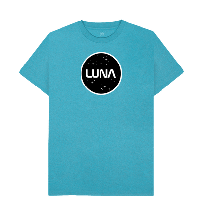 Ocean Blue Mens 'LUNA CONSTELLATION' REMILL Recycled Tee