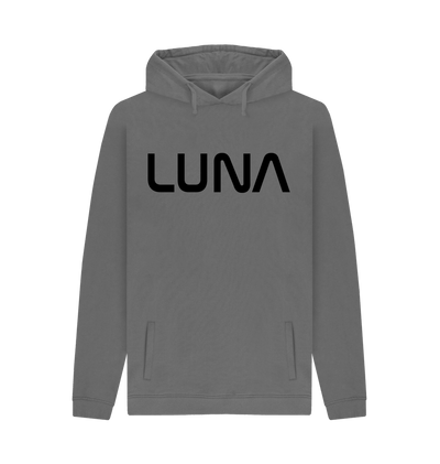 Slate Grey Printed Hoody Front