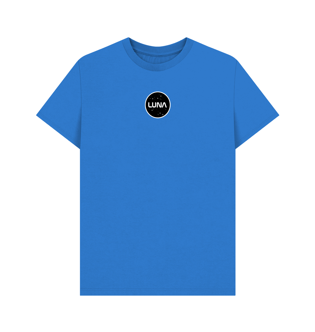 Bright Blue Mens 'LUNA CONSTELLATION' Tee | Large Back Print