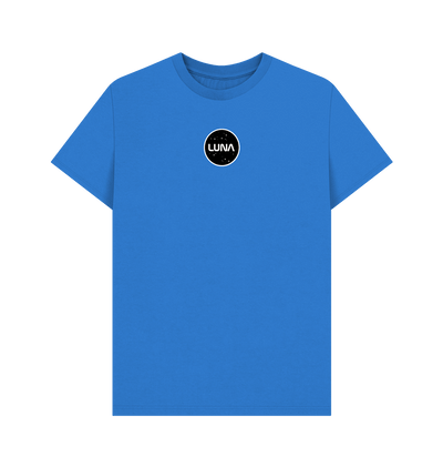 Bright Blue Mens 'LUNA CONSTELLATION' Tee | Large Back Print