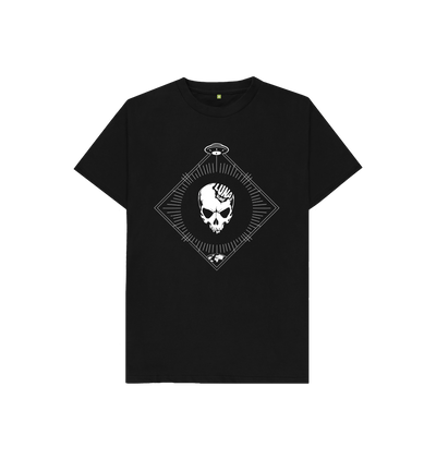 Black Kids Beamed Alien Tee