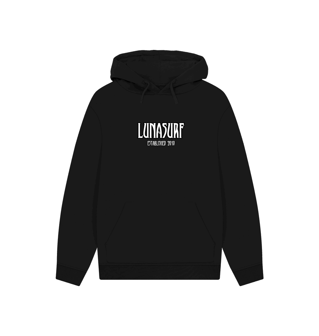 Black Printed Hoody