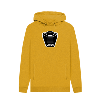 Sunflower Yellow Mens 'UFO BEAMED' REMILL Recycled Hoodie