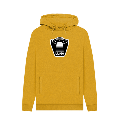 Sunflower Yellow Mens 'UFO BEAMED' REMILL Recycled Hoodie