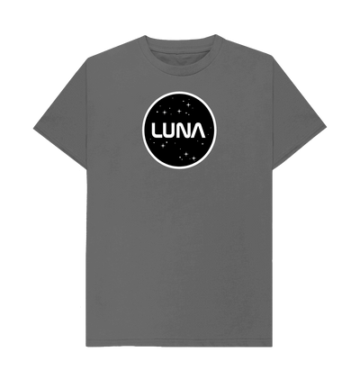 Slate Grey Round Luna Logo Tee