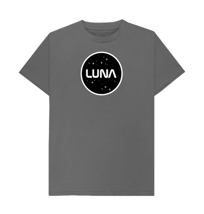 Slate Grey Round Luna Logo Tee