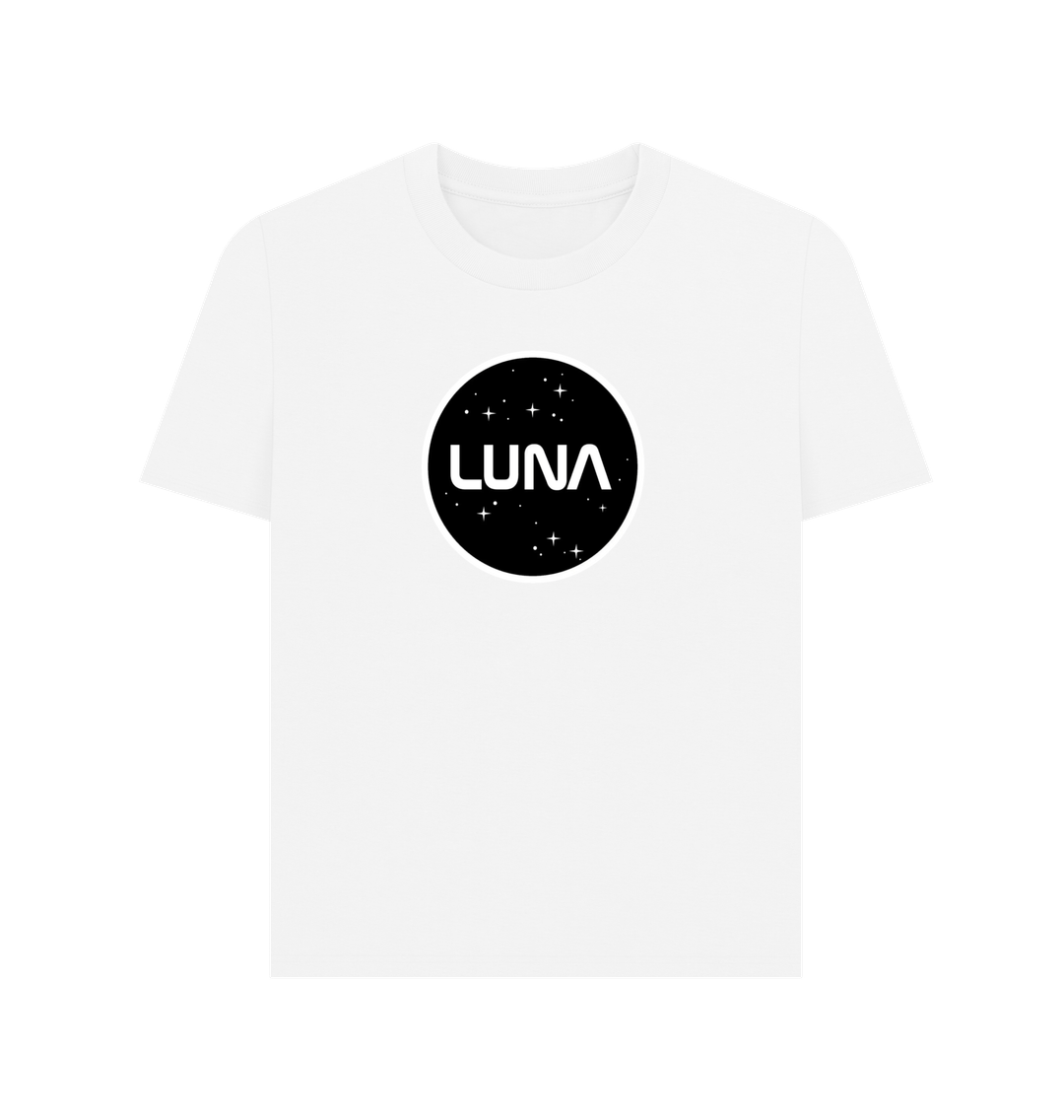 White Womens 'Luna Constellation' Tee