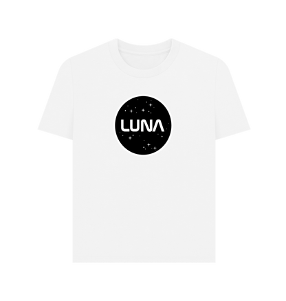 White Womens 'Luna Constellation' Tee