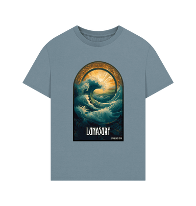 Stone Blue Printed T-shirt