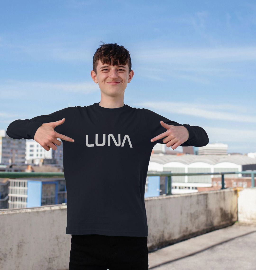 T-shirt à manches longues avec logo astro pour enfants