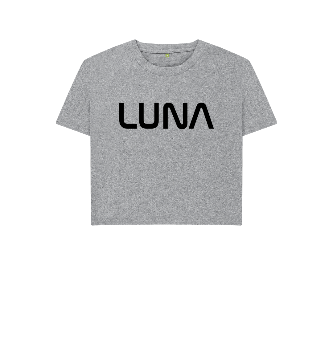 Athletic Grey Womens Boxy Astro Tee