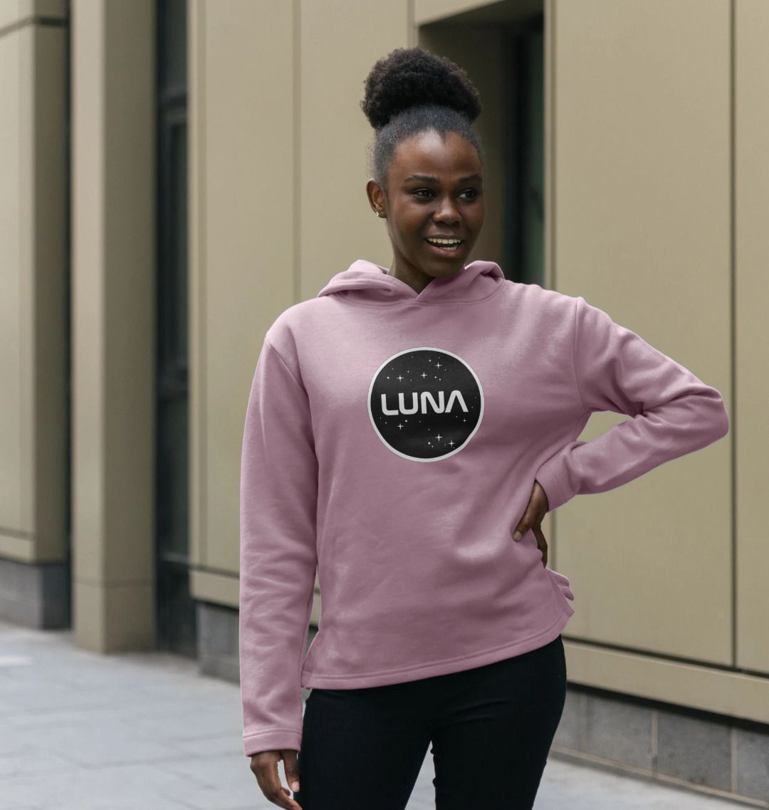 Womens Relaxed Fit Hoodie 'Luna Constellation'