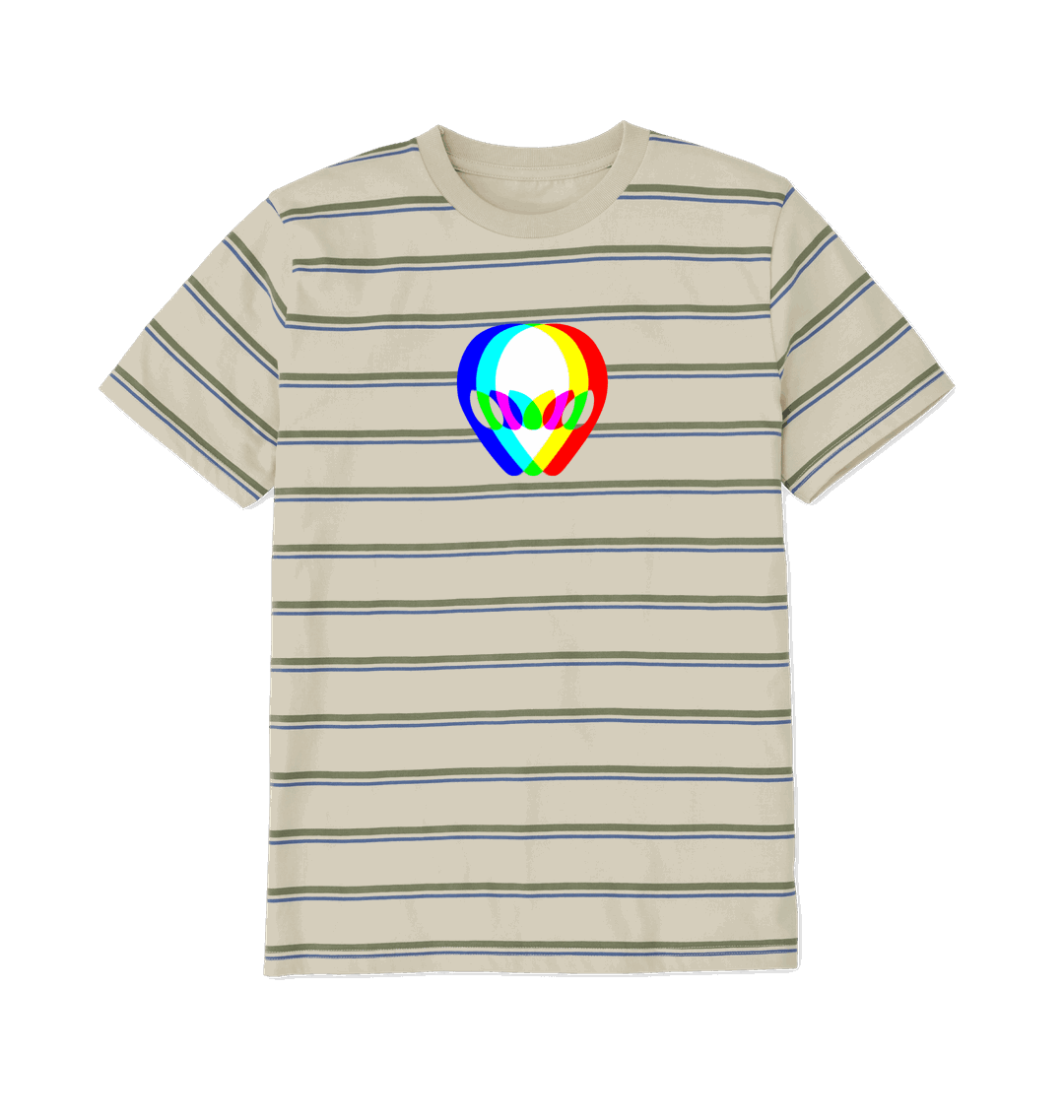 Oat & Solent Stripes Printed Premium T-Shirt