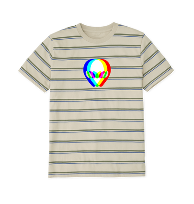 Oat & Solent Stripes Printed Premium T-Shirt