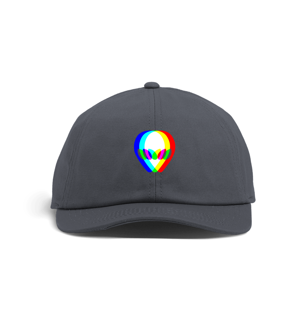 Graphite Grey Luna 3D Alien Baseball Cap