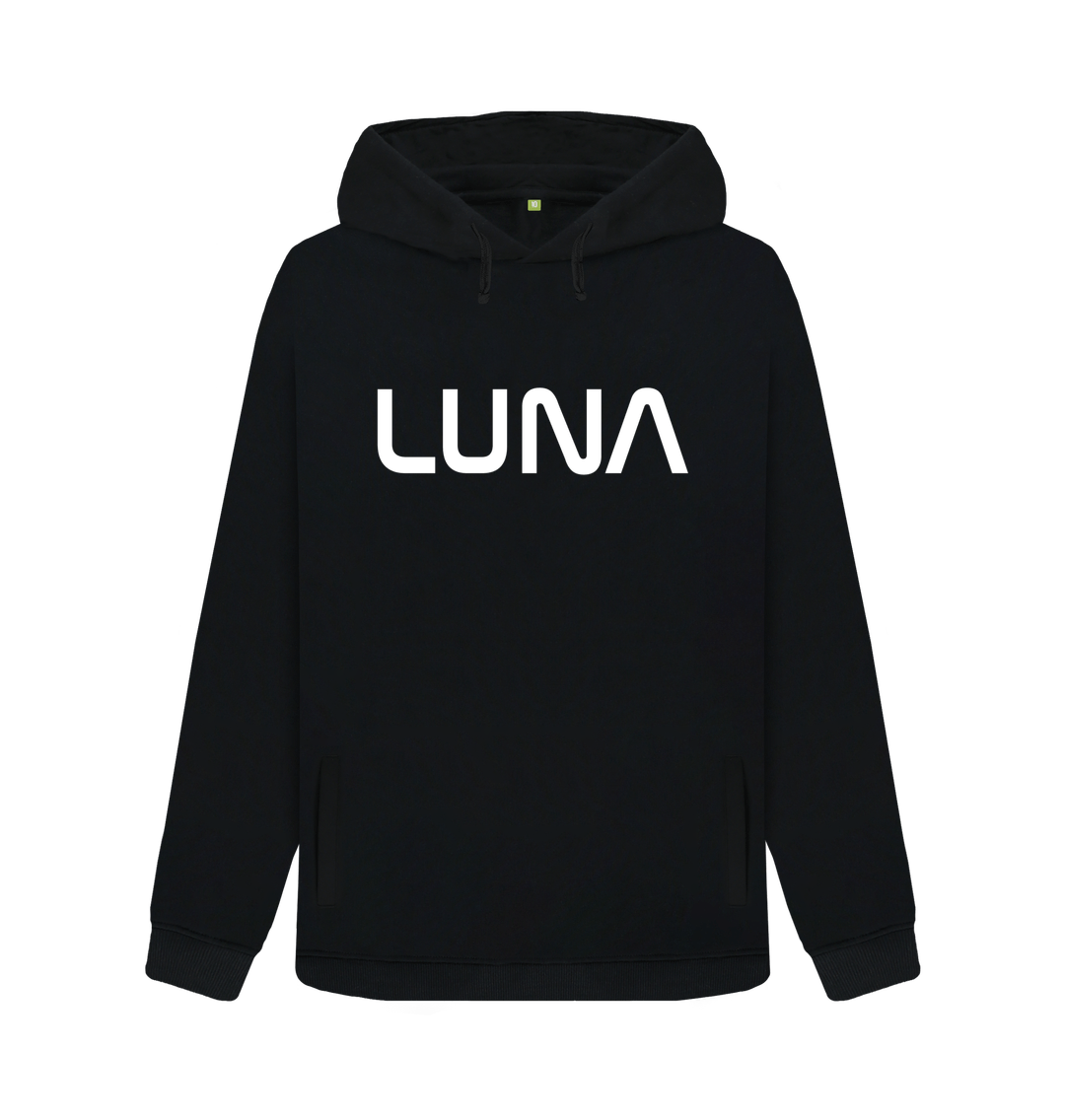 Black Womens Astro Pullover Hoodie