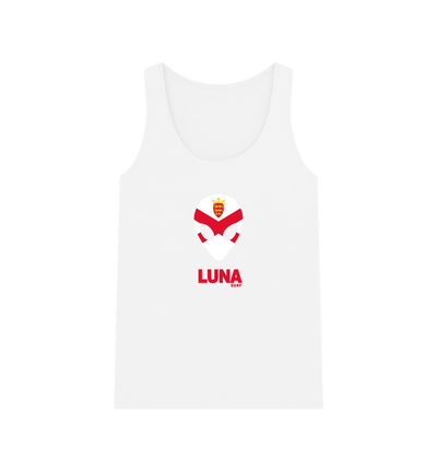 White Womens Jersey Alien Vest Top