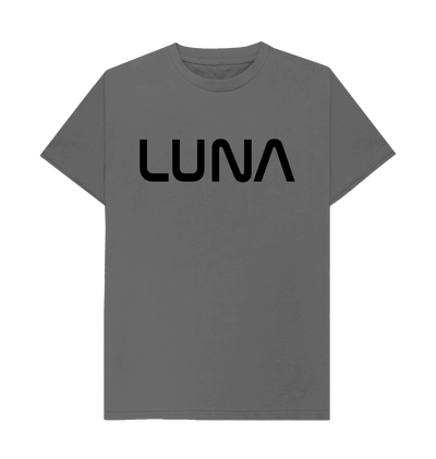 Slate Grey Mens Astro Tee Black