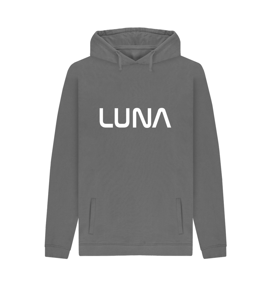 Slate Grey Mens Astro Hoodie Dark