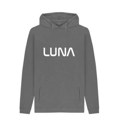 Slate Grey Mens Astro Hoodie Dark