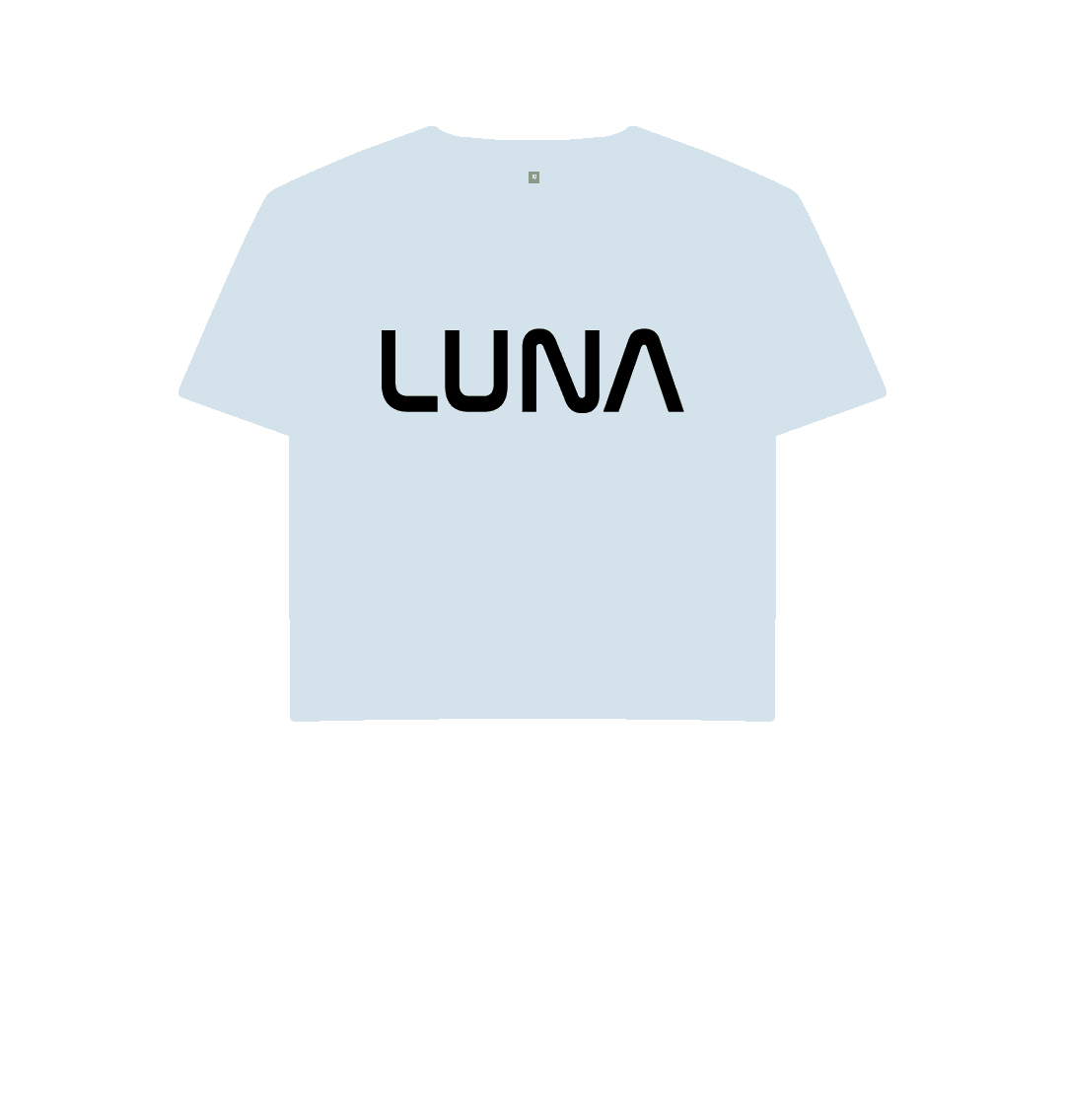 Sky Blue Womens Boxy Astro Tee