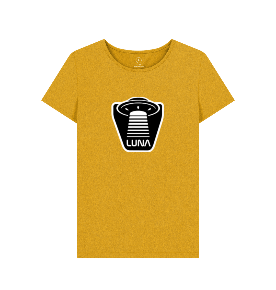 Sunflower Yellow Womens 'UFO BEAMED' REMILL Recycled Tee