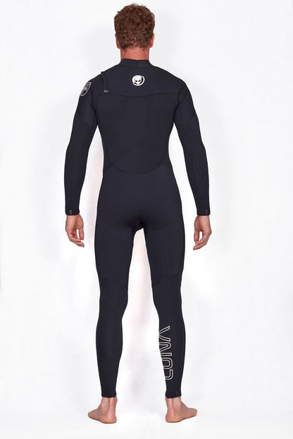 mens surfing 3/2 wetsuit back