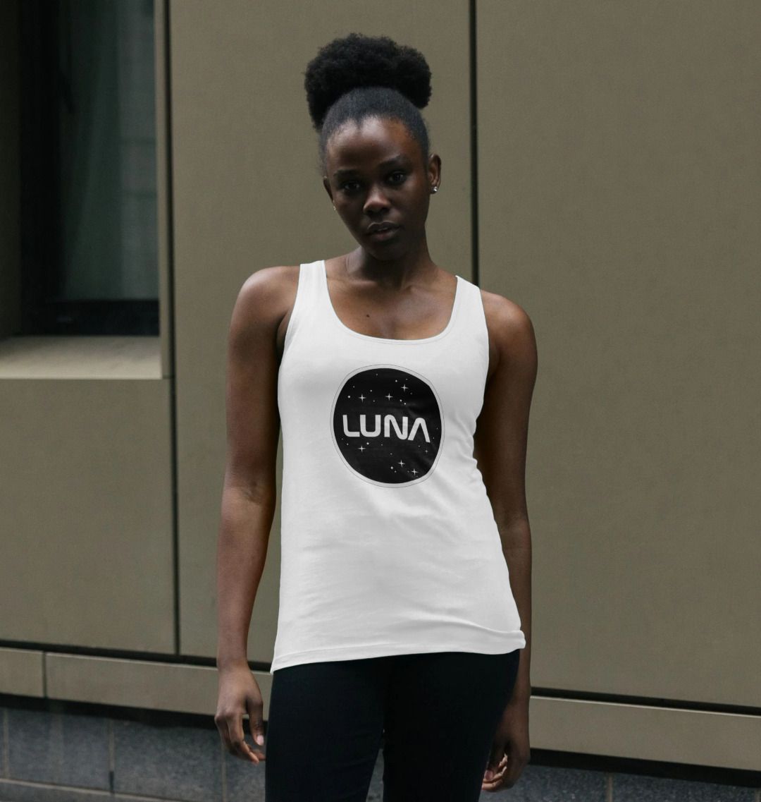 Womens Vest Top 'Luna Constellation'