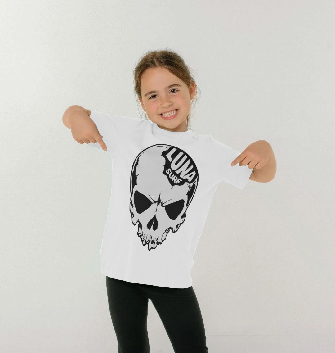 Camiseta de calavera alienígena para niños