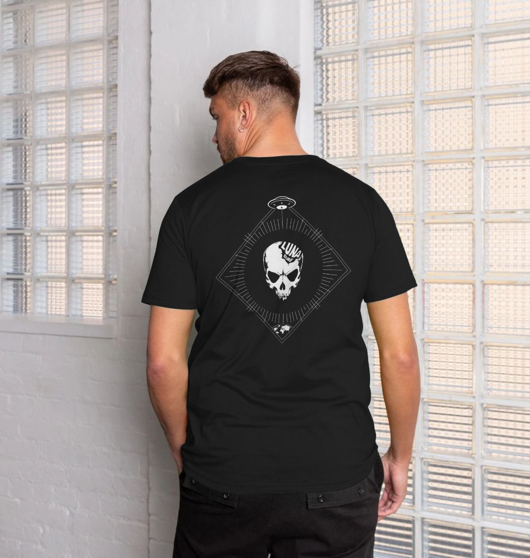 Mens Beamed Alien Tee Back Logo